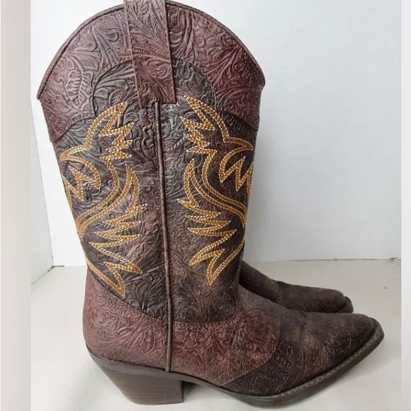 Smoky Mountain Ladies Julia Boots - Brown - Picture 2 of 4